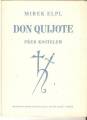 Don Quijote před kostelem - M. Elpl