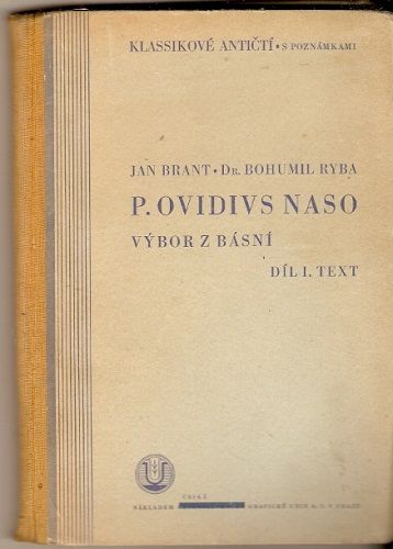 Výbor z básní I. - P. Ovidius Naso