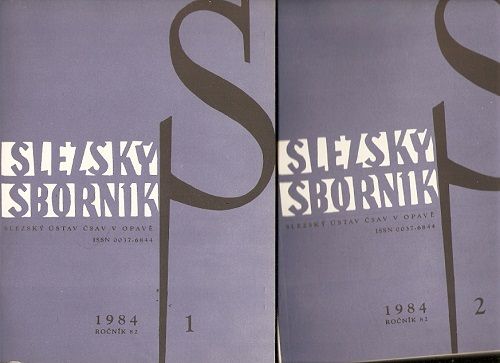 Slezský sborník 1,2,3 a 4 - 1984