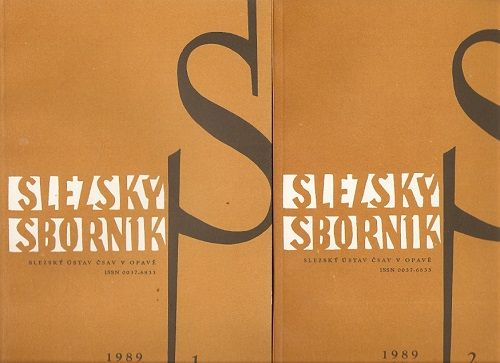 Slezský sborník 1,2,3 a 4 - 1989