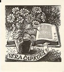 Ex libris Věra Čapková - J. Zdeněk