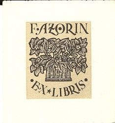 Ex libris F. Azorin - Květiny