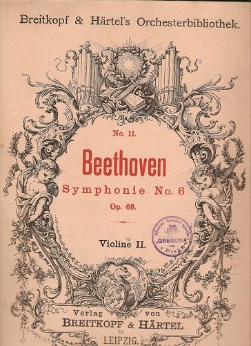 Symfonie č. 6, opus 68 - L. van Beethoven - housle II.