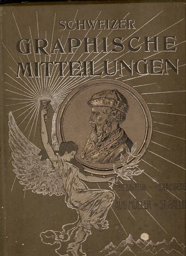 Schweizer Graphische Mitteilungen 1905 - 1906 - grafika, tisk, typografie