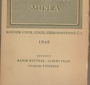 Časopis národního musea 1/1948 - oddíl přírodovědný