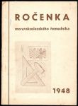 Ročenka moravskoslezského řemeslníka 1948