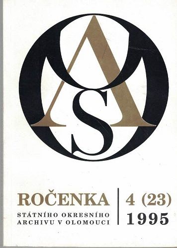 Okresní archiv Olomouc 4/1995 - ročenka