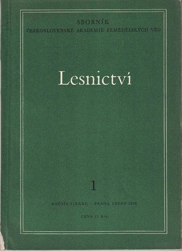 Lesnictví 1/1958 - sborník