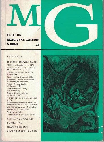 MG 33 - Bulletin Moravské galerie Brno