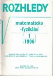 Rozhledy matematicko-fyzikální 1 - 6/1996 - kompletní ročník