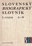 Slovenský biografický slovník I. - A - D