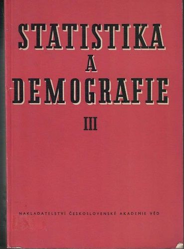 Statistika a demografie III