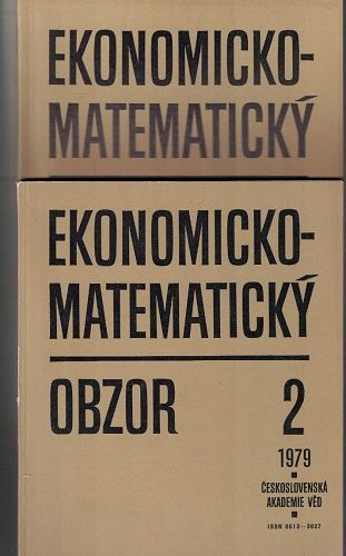 Ekonomicko-matematický obzor 2 a 3/1979