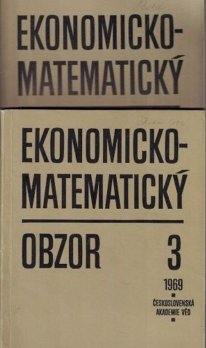 Ekonomicko-matematický obzor 3 a 4/1969
