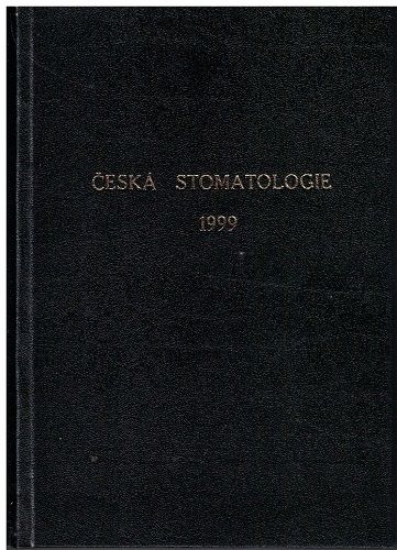 Česká stomatologie 1999 - svázáno