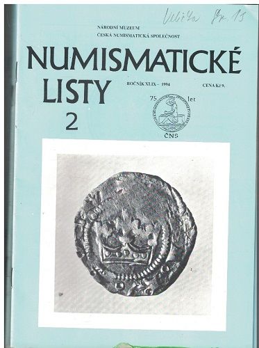 Numismatické listy 1-6/1994 - kompletní ročník