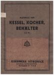 Katalog Material für Kessel, Kocher, Behälter - Eisenwerk Vítkovice