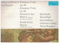 LP Ludwig van Beethoven - Romanze G-dur a F-dur, Konzert C-dur, Rondo B-dur
