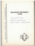 Šachy - metodické materiály 1/1988, 1/1984, 1/1983 a 2/1989