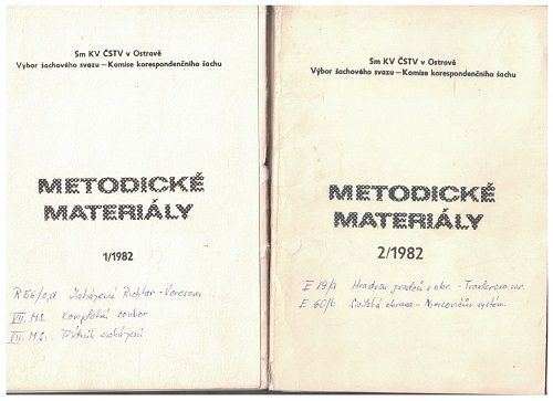 Šachy - metodické materiály 1 a 2/1982