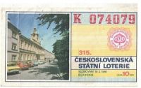 315. Československá státní loterie - los