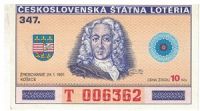 347. Československá štátna lotéria 1991 - los