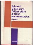 Dějiny státu a práva socialistických zemí - Eduard Vlček a kol.