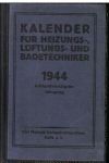 Kalender für Hiezungs-Luftungs und Badentechniker 1944