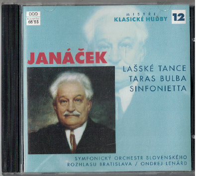 CD Lašské tance, Taras Bulba, Sinfonietta - Leoš Janáček