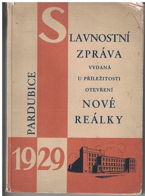 Otevření nové reálky Pardubice 1929