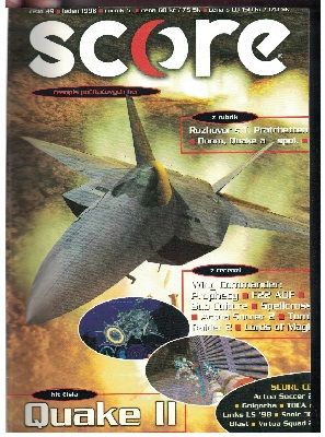 Score 1998 - časopis počítačových her + PC hry - ročník