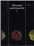 Slovenská numizmatika X