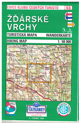 Žďárské vrchy (Polička, Hlinsko) - turistická mapa