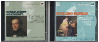 2 x CD F. Mendelsson-Bartholdy - Houslový koncert a Symfonie Italská