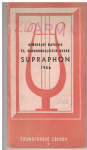 Generální katalog čs. dlouhohrajících desek Supraphon 1956