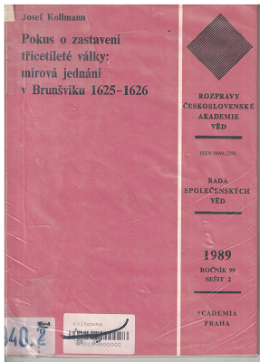 Pokus o zastavení Třicetileté války - Mírová jednání v Brunšviku 1925-1626 - Kolmann