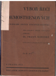 Výbor řečí Demosthenových - Dr. F. Novotný