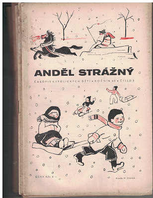Anděl Strážný 1946-47 - 13 kusů - časopis katolických dětí