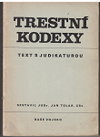 Trestní kodexy - JUDr. Jan Tolar