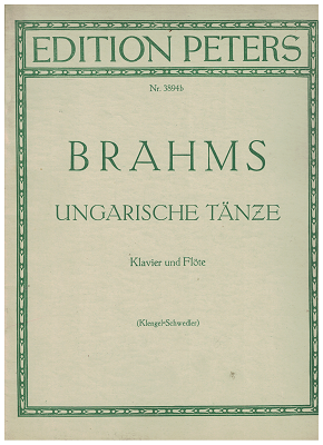 Ungarische Tänze (Maďarské tance - klavír a flétna) - Brahms