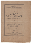 Česká deklarace ze dne 22. srpna 1868