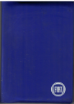 Fiat Fiorino - návod k použití a údržbě + servisní knížka
