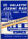 Oblastní jízdní řád ČSD 1994 - 1995 - Morava a Slezsko