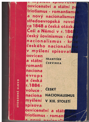 Český nacionalismus v XIX. století - F. Červinka
