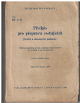 ČSD - Předpis pro přepravu cestujících - 1966