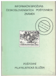 Informační brožura československých poštovních známek 1985-1987