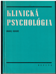 Klinická psychológia - O. Kondáš
