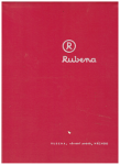 Lisované výrobky z technické pryže 1 - 5 - katalog Rubena Náchod