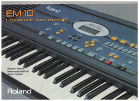 Roland EM-10 - creative Keyboard - návod - anglicky, německy