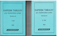 Kapesní tabulky pro technickou praxi 1 a 2 